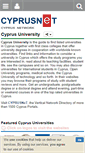 Mobile Screenshot of cyprus-university.com