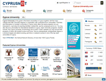 Tablet Screenshot of cyprus-university.com